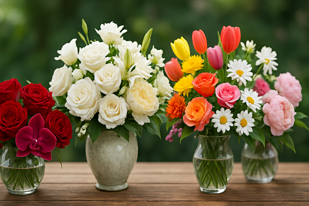 Lot De 21 Fleurs Artificielles En Soie – Roses, Oranges, Bleu-violet, Pour DIY, Décoration Mariage Et Intérieur