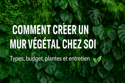 Créer un mur végétal chez soi : étapes, budget et entretien