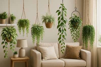 Comment Décorer avec des Plantes Suspendues Artificielles ?