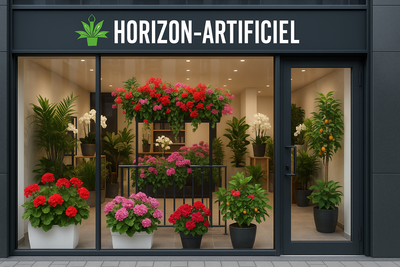 Comment Décorer la Vitrine d'un Magasin avec des Fleurs Artificielles ?