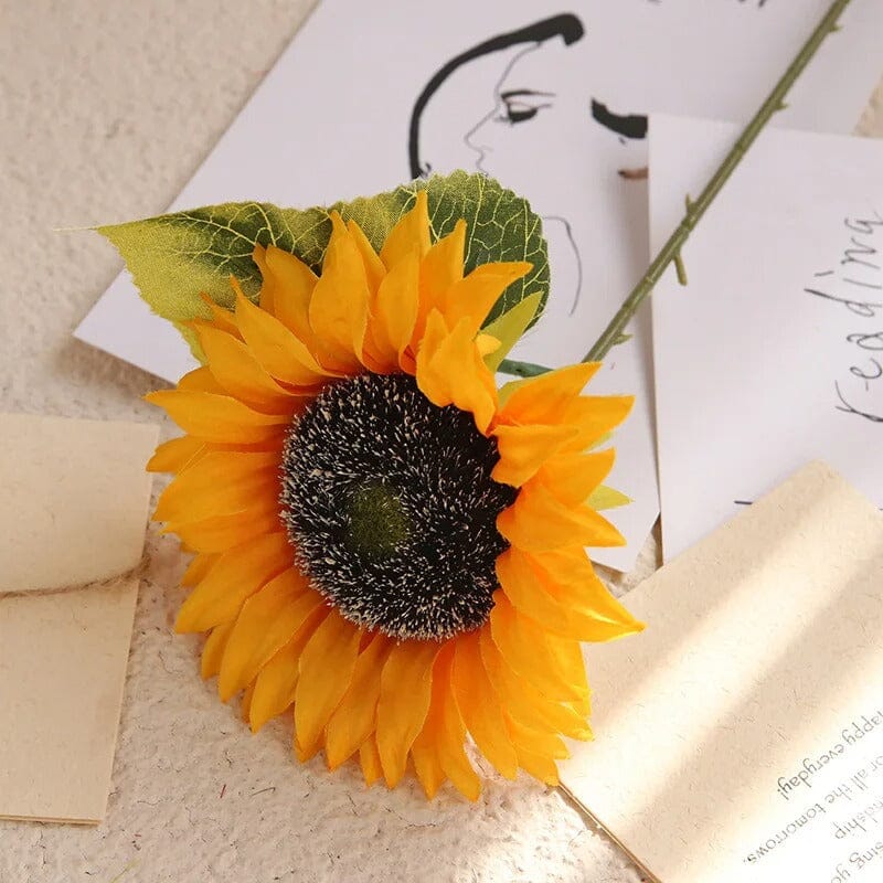Couronne Artificielle Tournesols 50,8 Cm - Fleurs Jaunes Vives Et Sauvages Pour Printemps/Été - Décoration Maison, Porte, Cheminée, Ferme Rustique