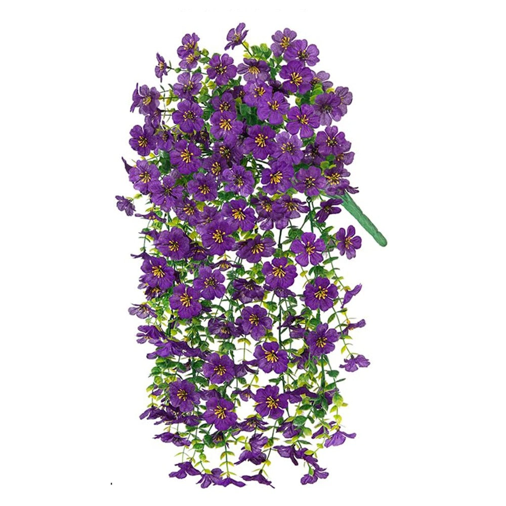 Plante fleurie violette 76 cm