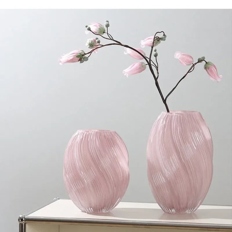 Vase en Verre Coloré Design