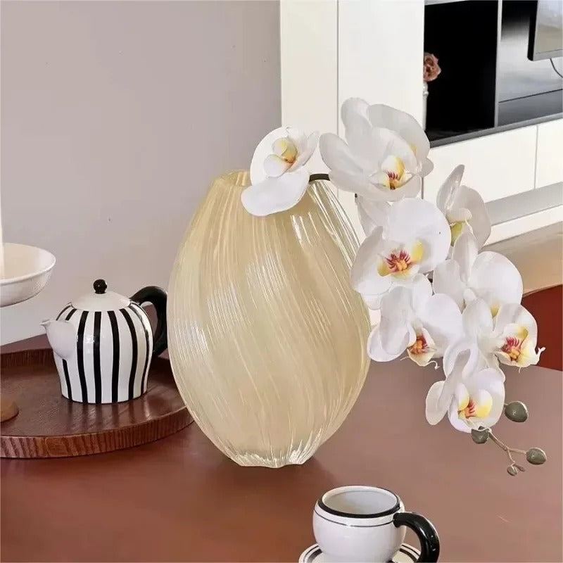 Vase en Verre Coloré Design