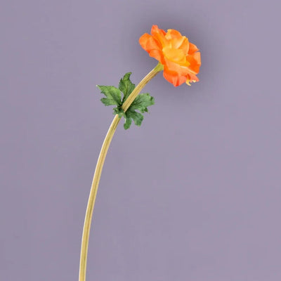 Anémone Artificielle Orange- 51 cm