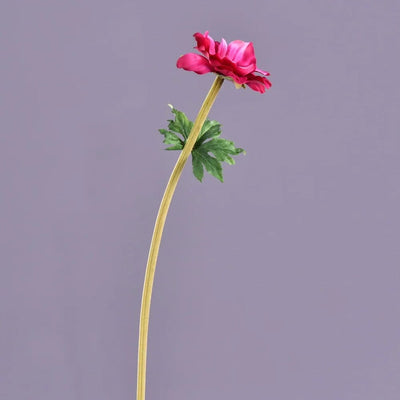 Anémone Artificielle Rouge - 51 cm