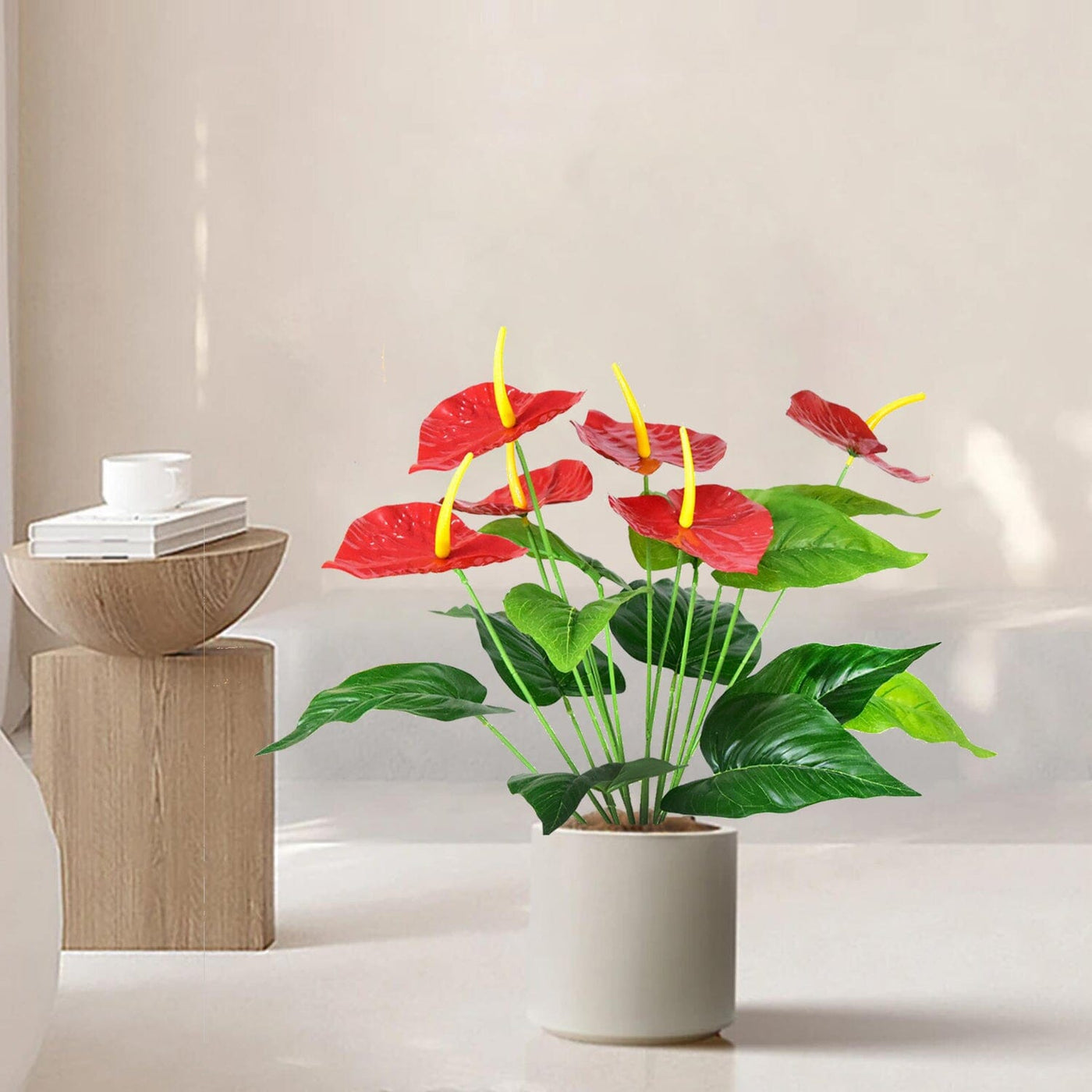 anthurium rouge artificiel Anthurium Artificiel Rouge – Horizon-Artificiel.com