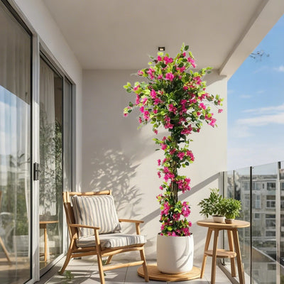 Arbre Bougainvillier Artificiel Fleuri pour l'extérieur 