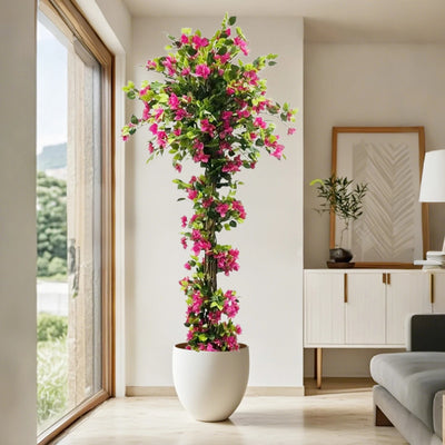 Arbre Bougainvillier Artificiel Fleuri Extérieur et Intérieur
