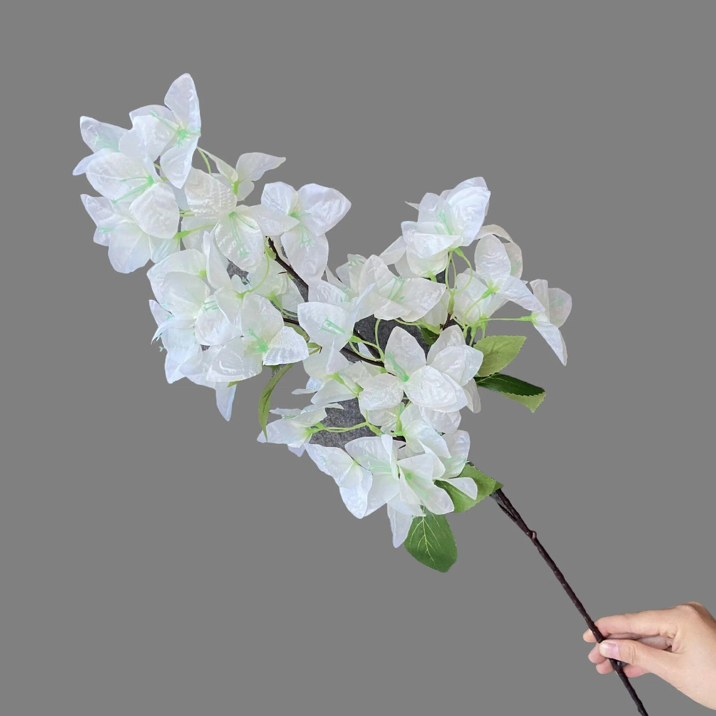 Bougainvillier Artificiel Blanc Haut de Gamme - 74 cm
