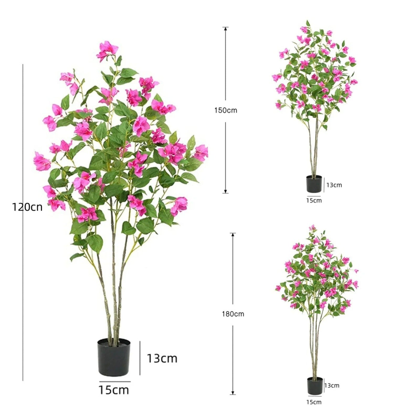 Bougainvillier Artificiel en Pot