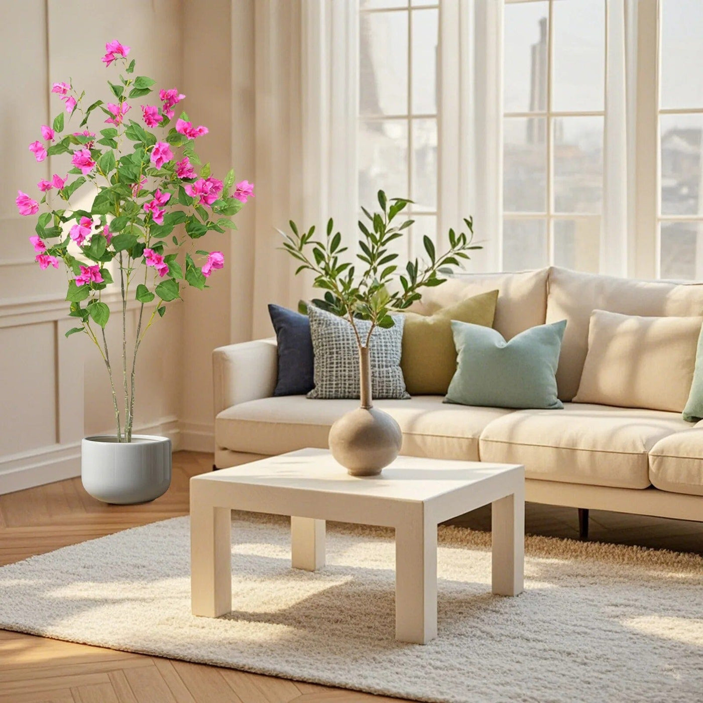Bougainvillier Artificiel en Pot