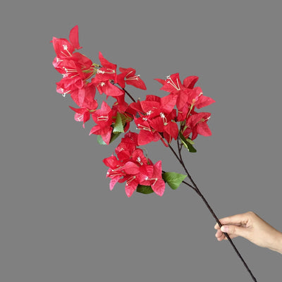 Bougainvillier Artificiel Rouge Haut de Gamme - 74 cm