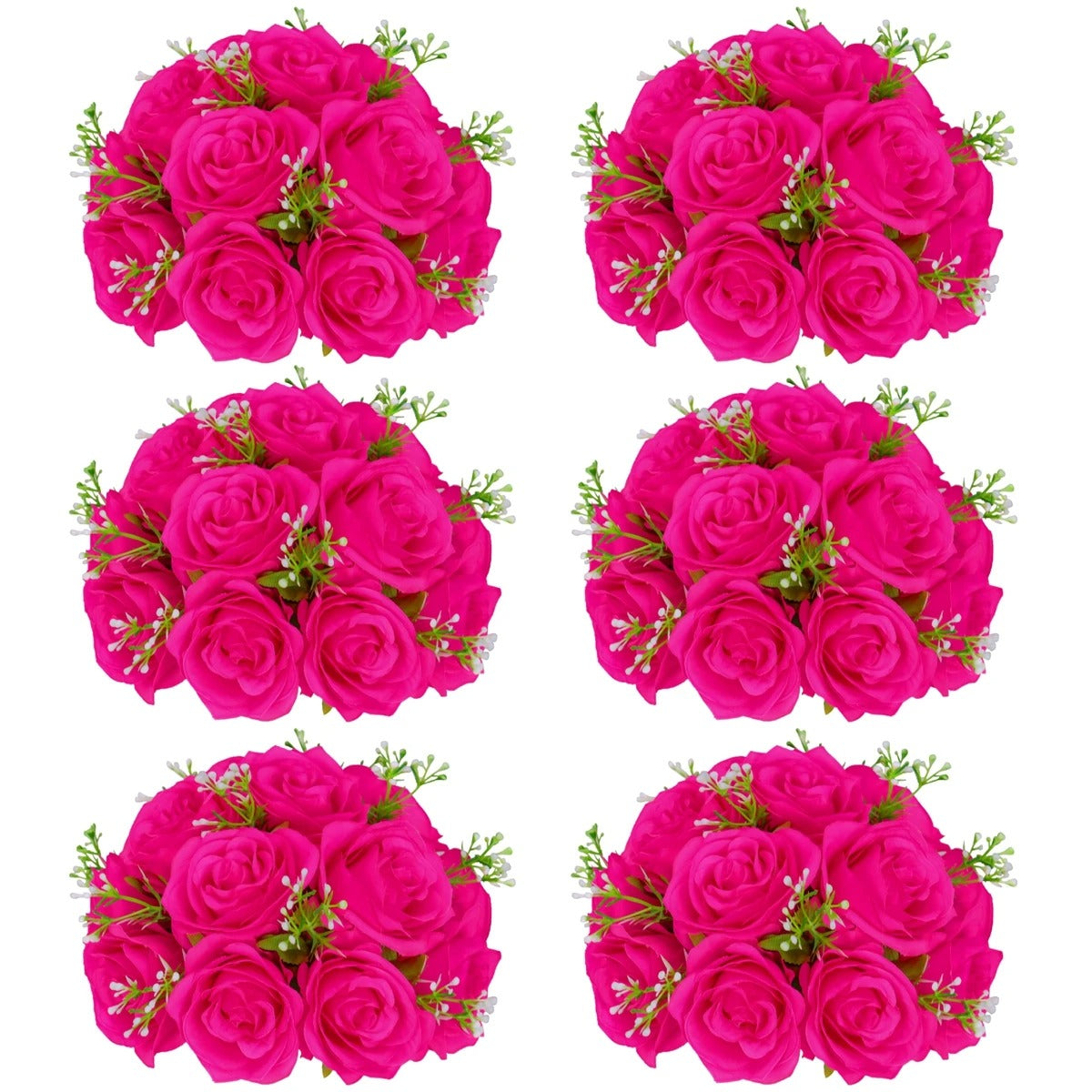 Boule Fleur Artificielle Mariage boule rose 