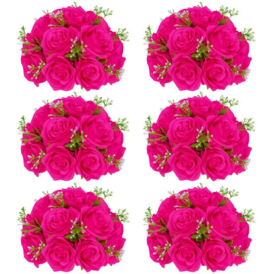 Boule Fleur Artificielle Mariage boule rose 