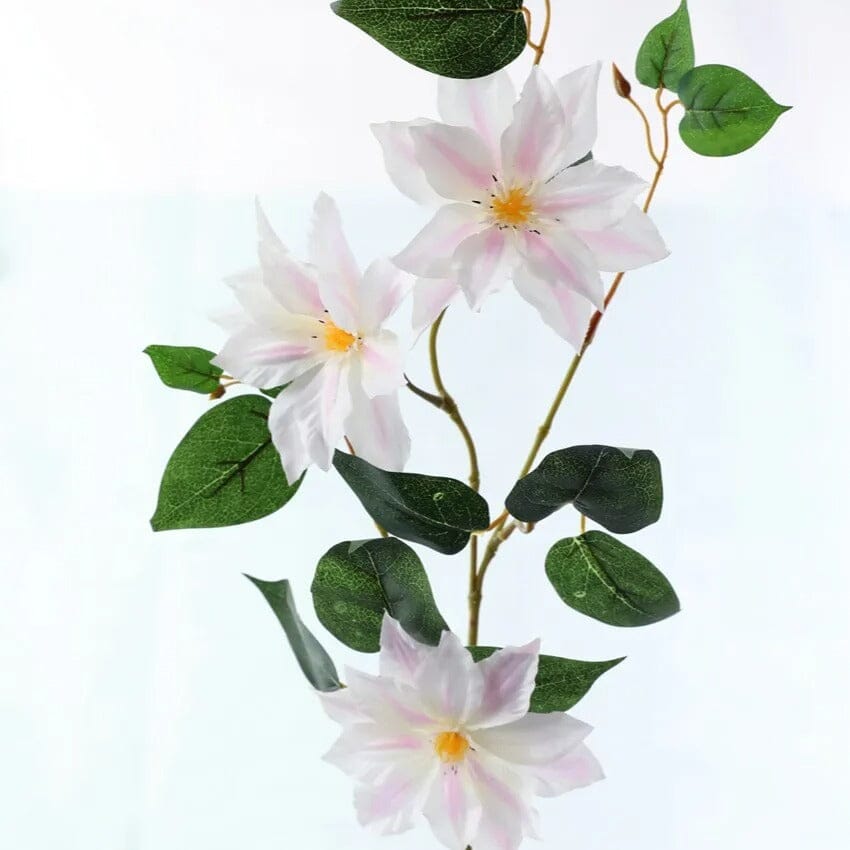 Clématite blanche artificielle