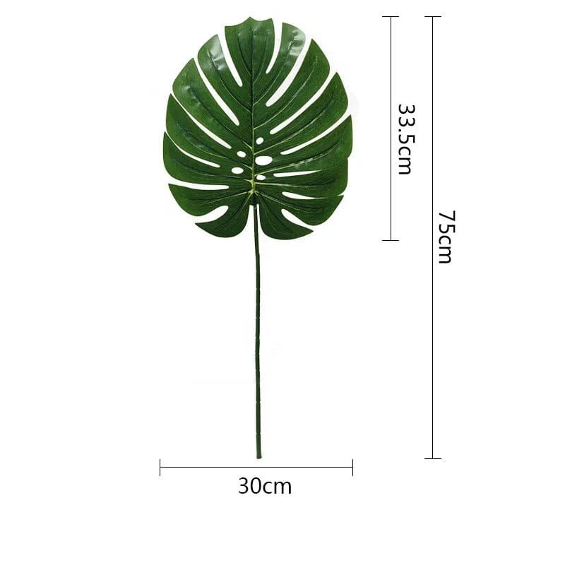fausse plante monstera Fausse Feuille Monstera 75 cm – Feuillage Artificiel Tropical Réaliste –  Horizon-Artificiel.com