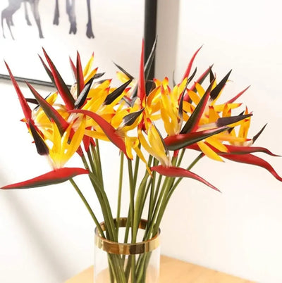 Fausse Fleur Exotique - 56 cm (Oiseau du Paradis)