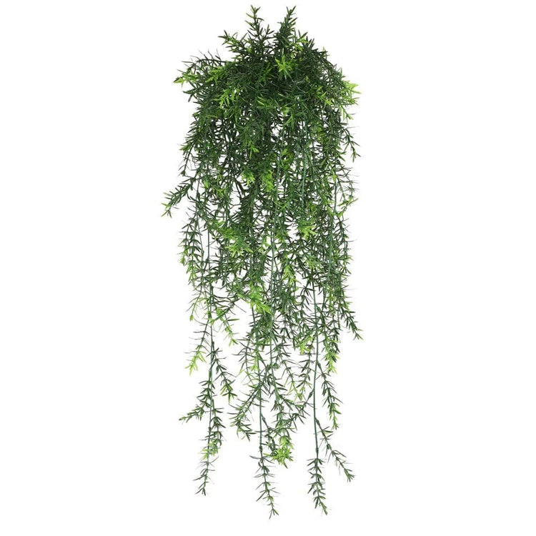 Planta colgante artificial falsa de follaje verde