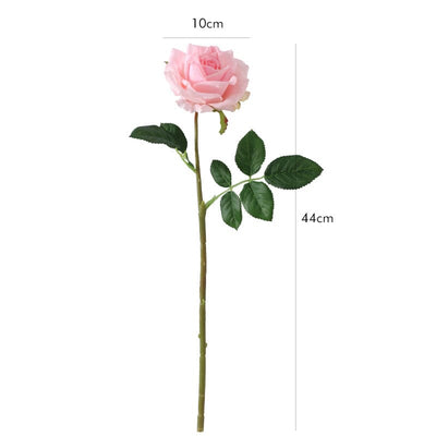 Fausse Rose Rose - 44 cm