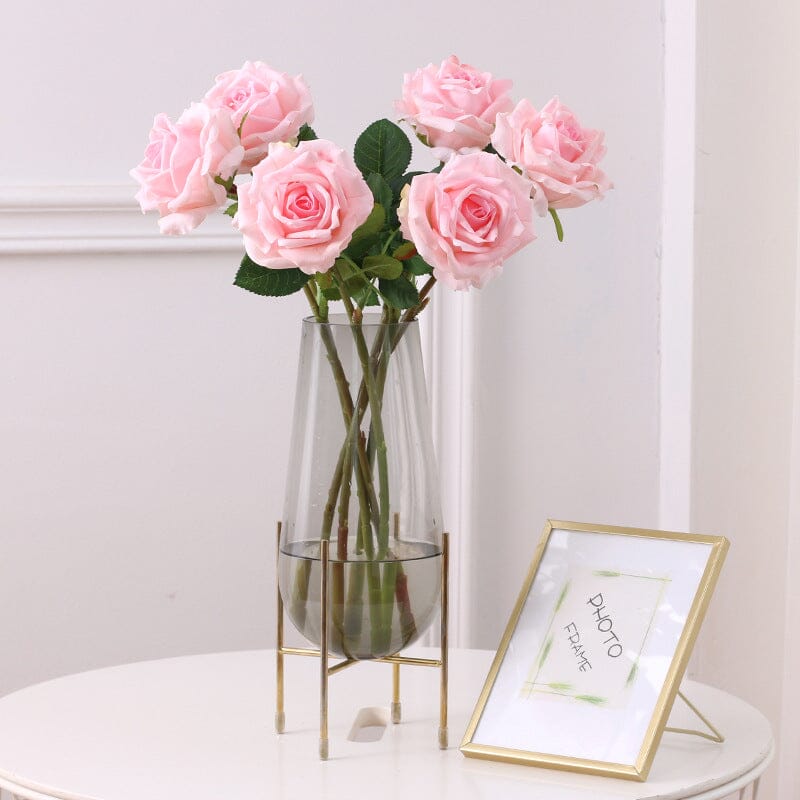 Fausse Rose Rose - 44 cm
