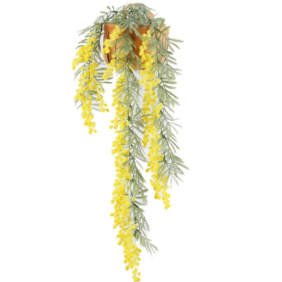 Faux Mimosa Jaune Tombant - 85 cm