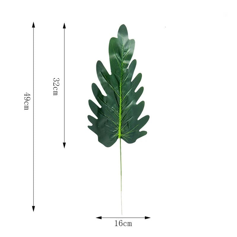 feuille philodendron artificielle Feuille de Philodendron Selloum Artificiel