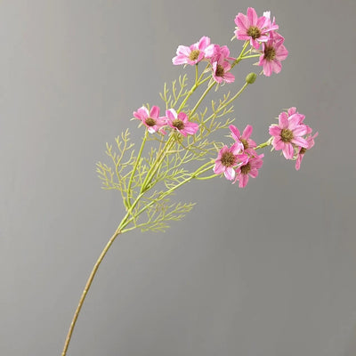 Fleur Artificielle Cosmos Rose - Par 6 Tiges - 66 cm