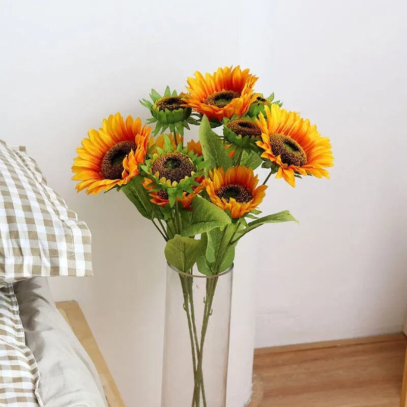 Fleur Artificielle Tournesol - 68 cm
