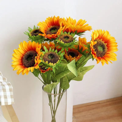 Fleur Artificielle Tournesol - 68 cm