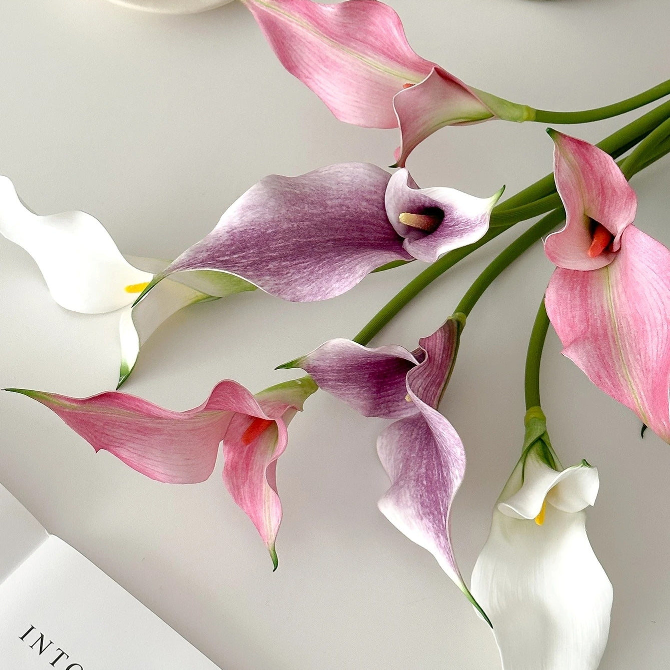 Fleur Arum Artificielle Haut de Gamme