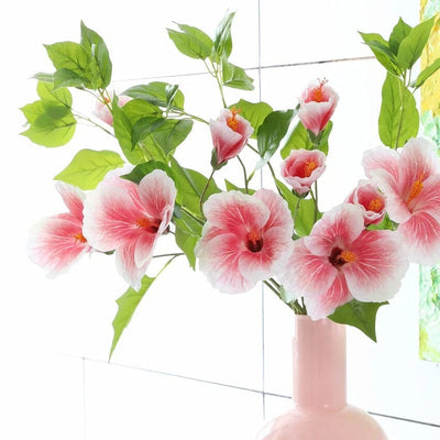 Fleur Hibiscus Artificielle - 67 cm