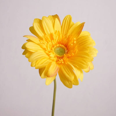 Gerbera Artificiel Jaune - 65 cm