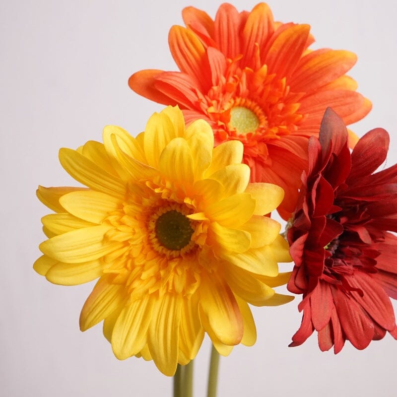 Gerbera Artificiel Orange - 65 cm