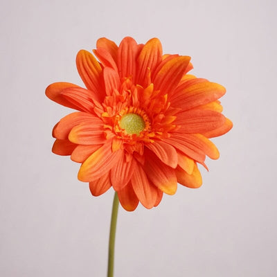 Gerbera Artificiel Orange - 65 cm