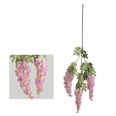 Glycine Artificielle Rose - 108 cm