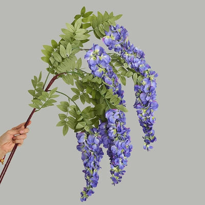 Glycine Artificielle Violette - 108 cm