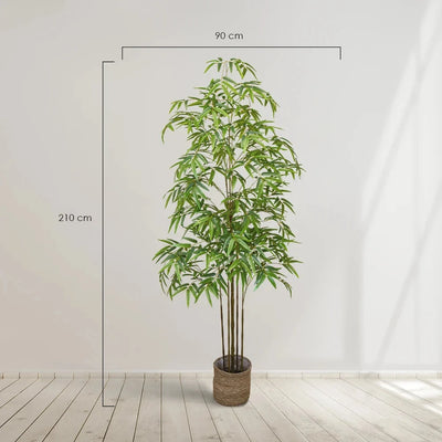 Grand Bambou Artificiel - 210 cm