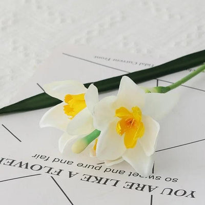 Jonquille Artificielle - Bouquet de 10 Tiges - 46 cm