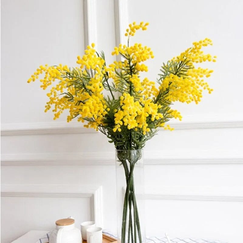 Mimosa Artificiel Haut de Gamme - 86 cm