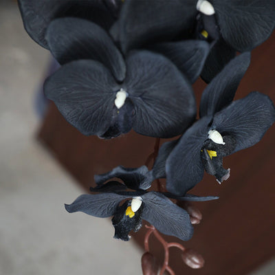 Orchidée Artificielle Noire - 100 cm