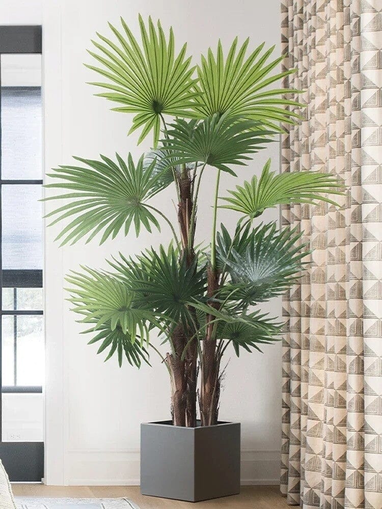High End Artificial Fan Palm Tree