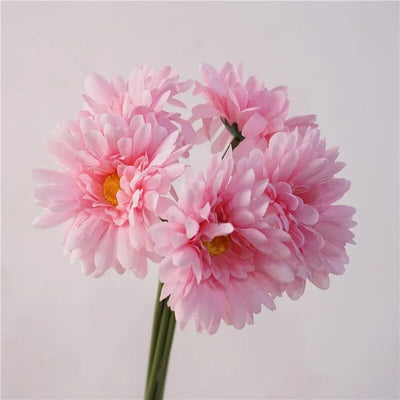 Petit Bouquet de Fleurs Artificielles Roses - 36 cm