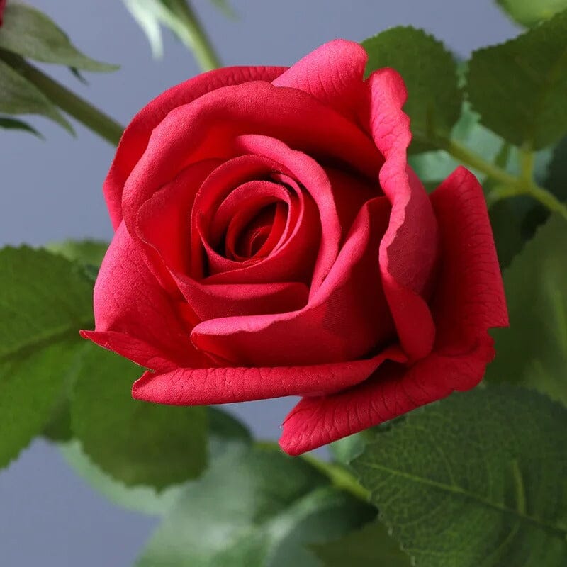 Rose Artificielle Haut de Gamme - Par Bouquet de 5